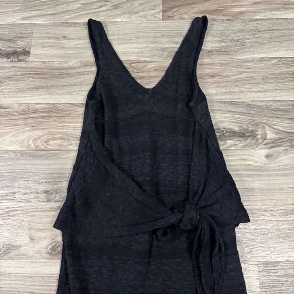 Free People Dresses & Skirts - Free People Beach Hamptons Black Knit Maxi Dress Size Extra Small